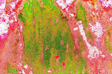 Yaratıcı soyut sanat çalışması, renkli doku arka planına sahip uzay duvar kağıdını kopyala