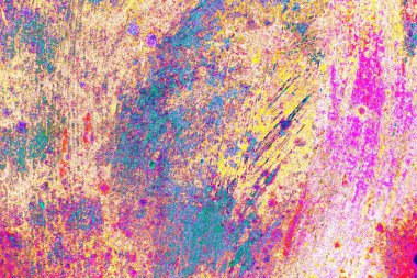 Çizik ve çatlaklarla metal doku 