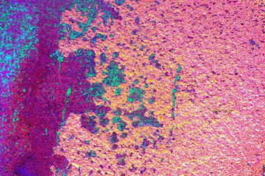 Yaratıcı soyut sanat eserleri, renkli doku arka planına sahip rustik duvarları kopyala