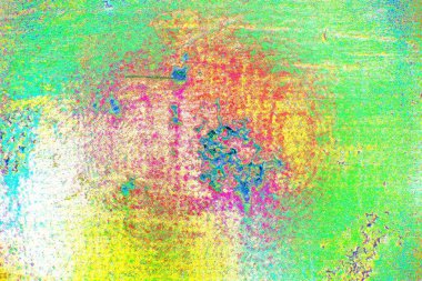 soyut neon renkleri çizik ve çatlaklarla duvar kağıdı deseni 