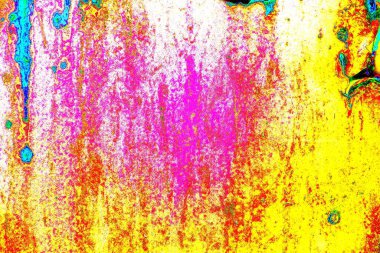 soyut neon renkleri çizik ve çatlaklarla duvar kağıdı deseni 