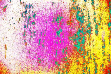 soyut neon renkleri çizik ve çatlaklarla duvar kağıdı deseni 