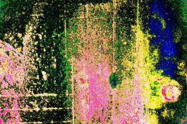 Yaratıcı soyut sanat çalışması, renkli doku arka planına sahip uzay duvar kağıdını kopyala