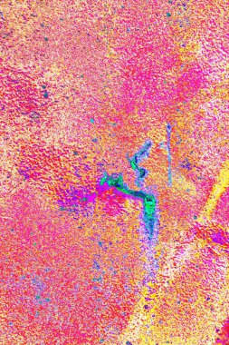 soyut neon renkleri çizik ve çatlaklarla duvar kağıdı deseni 