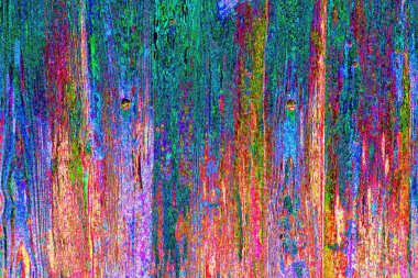 Soyut neon renkler çizik ve çatlaklarla dokulu duvar. 