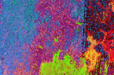 Yaratıcı soyut sanat çalışması, renkli doku arka planına sahip uzay duvar kağıdını kopyala