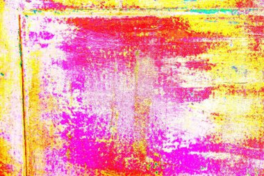 soyut neon renkleri çizik ve çatlaklarla duvar kağıdı deseni 