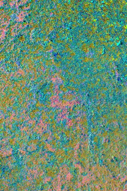 Yaratıcı soyut sanat eserleri, renkli doku arka planına sahip rustik duvarları kopyala