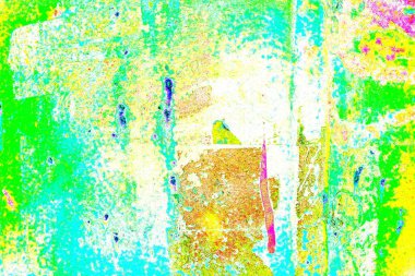 soyut neon renkleri çizik ve çatlaklarla duvar kağıdı deseni 