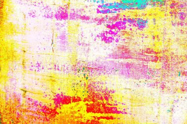 soyut neon renkleri çizik ve çatlaklarla duvar kağıdı deseni 