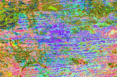 soyut neon renkleri çizik ve çatlaklarla duvar kağıdı deseni 