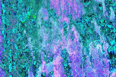 Yaratıcı soyut sanat eserleri, renkli doku arka planına sahip rustik duvarları kopyala