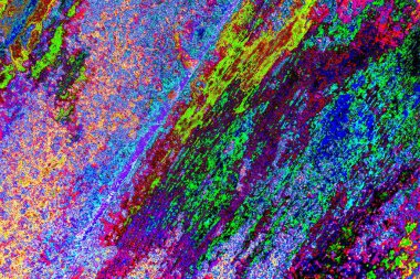 Yaratıcı soyut sanat çalışması, renkli doku arka planına sahip uzay duvar kağıdını kopyala