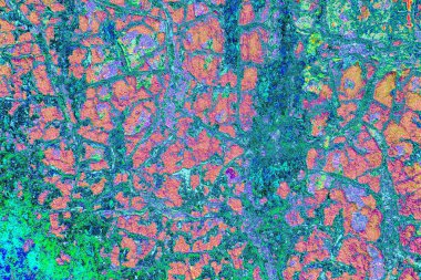 Çizik ve çatlaklarla metal doku 