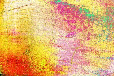 soyut neon renkleri çizik ve çatlaklarla duvar kağıdı deseni 