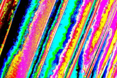 Soyut neon renkler çizik ve çatlaklarla dokulu duvar. 