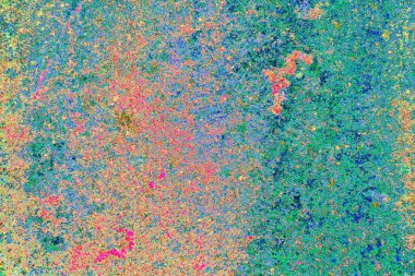 Yaratıcı soyut sanat eserleri, renkli doku arka planına sahip rustik duvarları kopyala