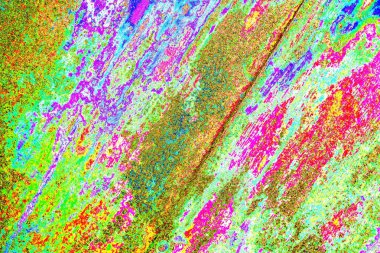 soyut neon renkleri çizik ve çatlaklarla duvar kağıdı deseni 