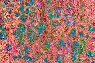 Metal boya dokusu ve arkaplan