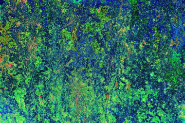 Çizik ve çatlaklarla metal doku