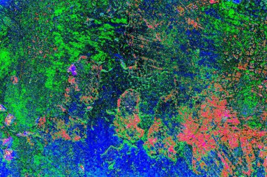 Çizik ve çatlaklarla metal doku