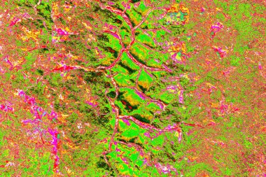 yaratıcı ve tasarım sanatı, kopyalama alanı duvar kağıdı, soyut renkli doku arkaplanı  