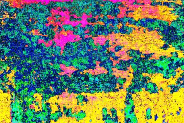 Çizik ve çatlaklarla metal doku.