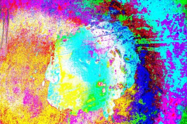 yaratıcı ve tasarım sanatı, kopyalama alanı duvar kağıdı, soyut renkli doku arkaplanı