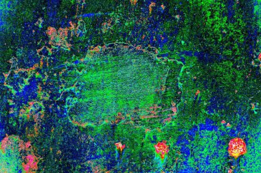 Çizik ve çatlaklarla metal doku