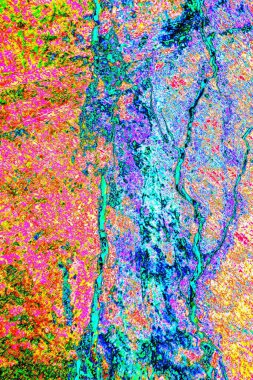 yaratıcı ve tasarım sanatı, kopyalama alanı duvar kağıdı, soyut renkli doku arkaplanı  