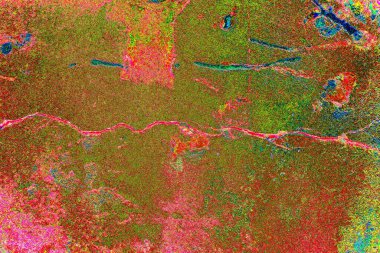 yaratıcı ve tasarım sanatı, kopyalama alanı duvar kağıdı, soyut renkli doku arkaplanı  