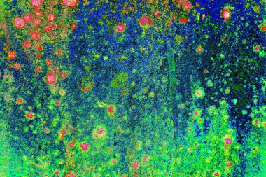 Çizik ve çatlaklarla metal doku