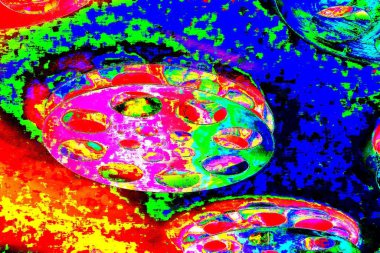 yaratıcı ve tasarım sanatı, kopyalama alanı duvar kağıdı, soyut renkli doku arkaplanı  