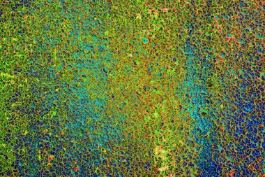 Metal boya dokusu ve arkaplan