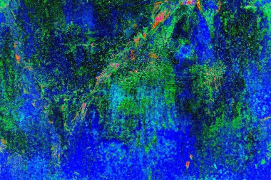 Çizik ve çatlaklarla metal doku