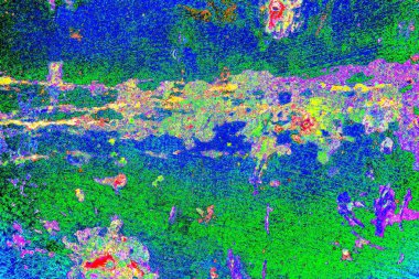 Çizik ve çatlaklarla metal doku