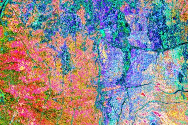 yaratıcı ve tasarım sanatı, kopyalama alanı duvar kağıdı, soyut renkli doku arkaplanı  