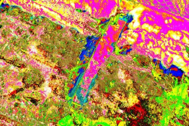 yaratıcı ve tasarım sanatı, kopyalama alanı duvar kağıdı, soyut renkli doku arkaplanı  