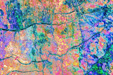 yaratıcı ve tasarım sanatı, kopyalama alanı duvar kağıdı, soyut renkli doku arkaplanı  