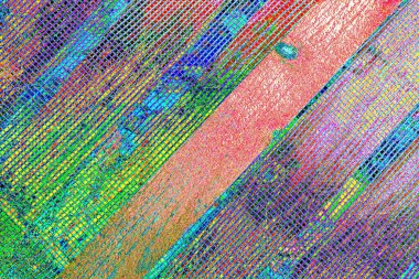 yaratıcı ve tasarım sanatı, kopyalama alanı duvar kağıdı, soyut renkli doku arkaplanı  