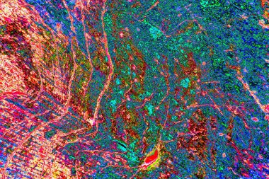 yaratıcı ve tasarım sanatı, kopyalama alanı duvar kağıdı, soyut renkli doku arkaplanı  