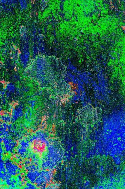 Çizik ve çatlaklarla metal doku