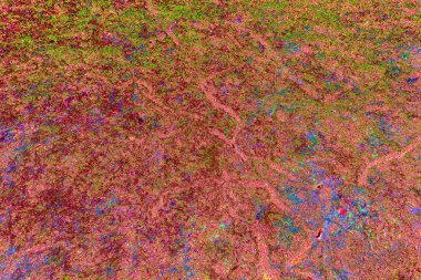 yaratıcı ve tasarım sanatı, kopyalama alanı duvar kağıdı, soyut renkli doku arkaplanı  