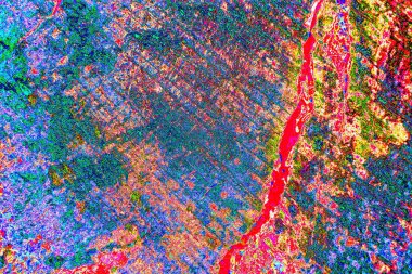 yaratıcı ve tasarım sanatı, kopyalama alanı duvar kağıdı, soyut renkli doku arkaplanı  