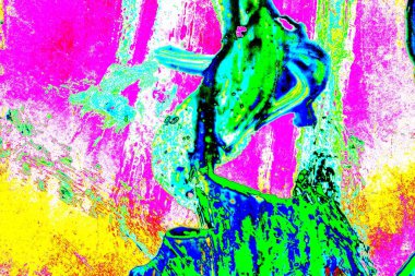 yaratıcı ve tasarım sanatı, kopyalama alanı duvar kağıdı, soyut renkli doku arkaplanı