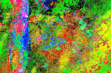 yaratıcı ve tasarım sanatı, kopyalama alanı duvar kağıdı, soyut renkli doku arkaplanı