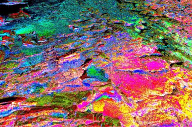 yaratıcı ve tasarım sanatı, kopyalama alanı duvar kağıdı, soyut renkli doku arkaplanı  