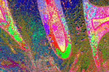 yaratıcı ve tasarım sanatı, kopyalama alanı duvar kağıdı, soyut renkli doku arkaplanı  