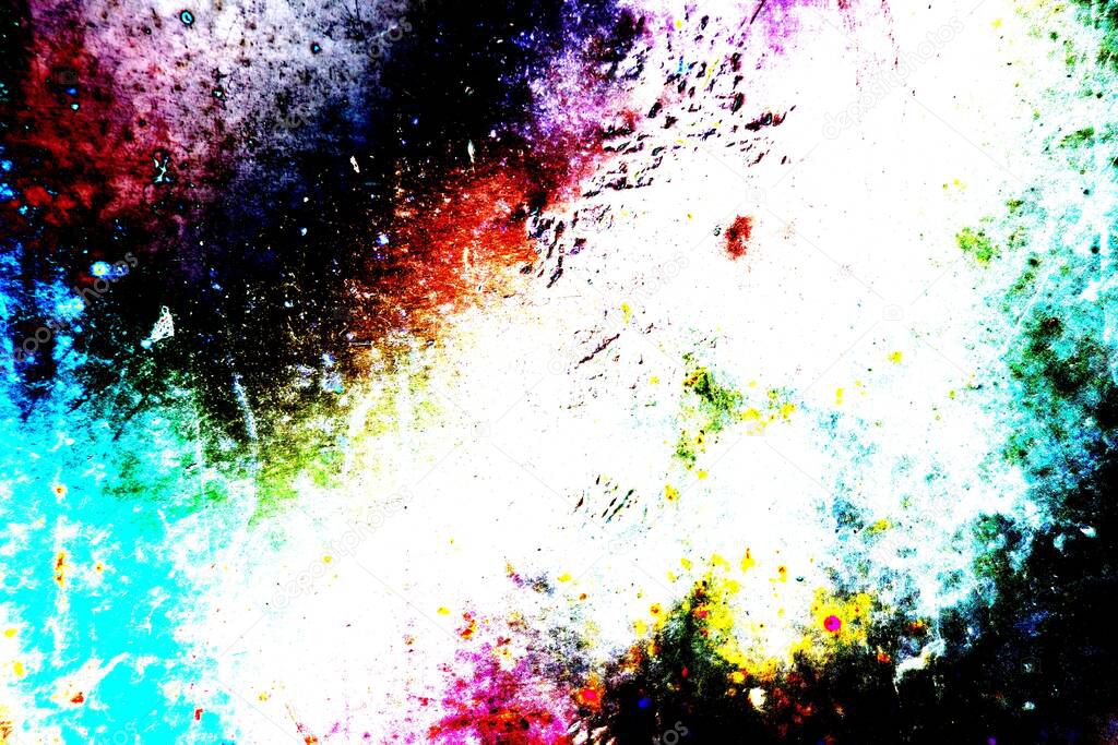 Creative and design art work, copy space wallpaper, abstract colorful texture background  