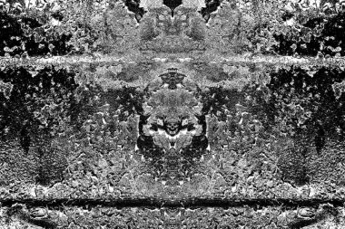 Çizik ve çatlaklarla metal doku